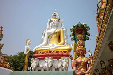 Biggest Ganesh, Pink Ganesha, Wat Paknam Cultural Day Tour Private Tour with Guide