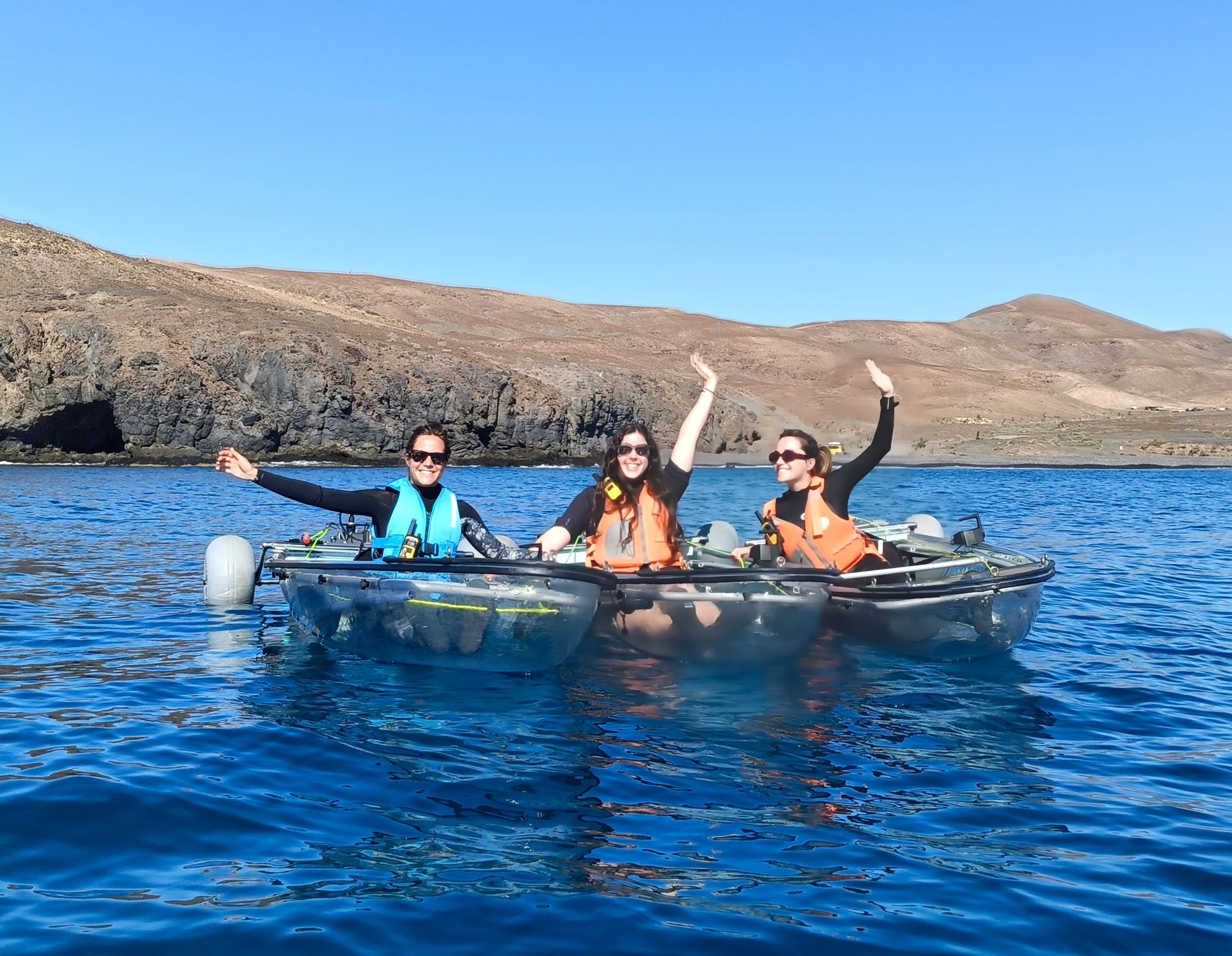 Fuerteventura: Transparente Elektrokajaks mit Guide