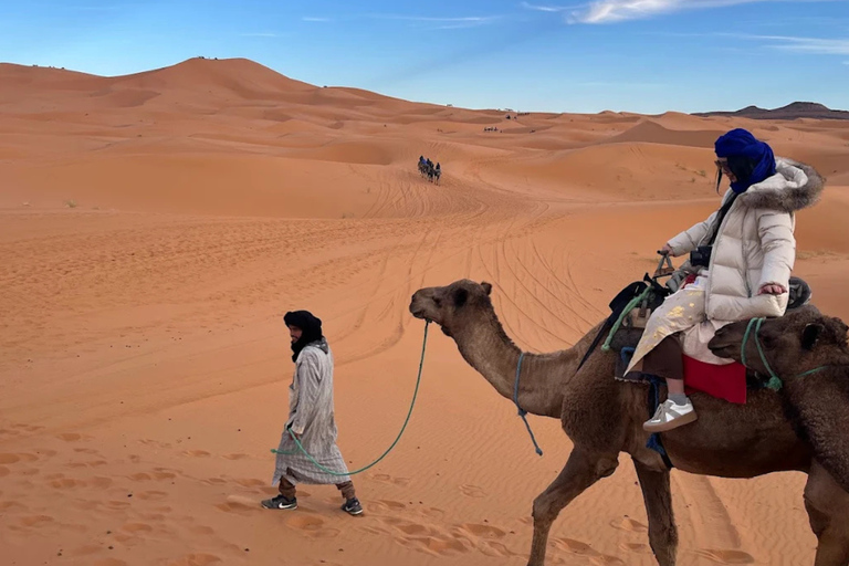 From Marrakech: 3-Day Merzouga Tour with Camel Trek & Luxury Camp Shared Standard Sahara Tour – Popular Choice