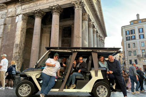 Rome: Private Golf Cart Tour with Driver 2,5 h - Private Panoramic Golf Cart Tour - 2 people