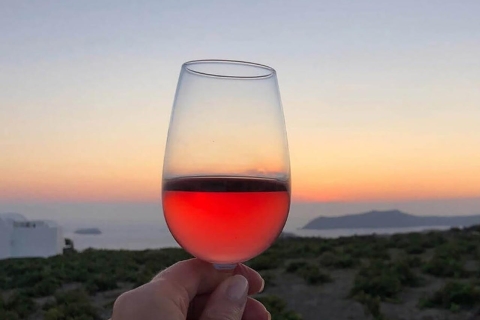 Santorini: tour de vino de medio díaTour vespertino privado