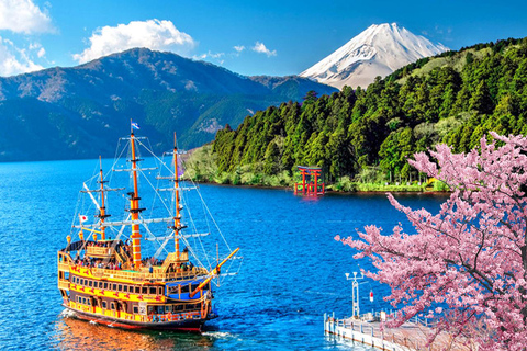 Mt.Fuji:Hakone Cruise, Ropeway&Oshino Hakkai Full-day Tour 8:30 AM pick up at Shinjuku station