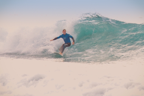 Gemiddelde en gevorderde surfcursus in het zuiden van Fuerteventura
