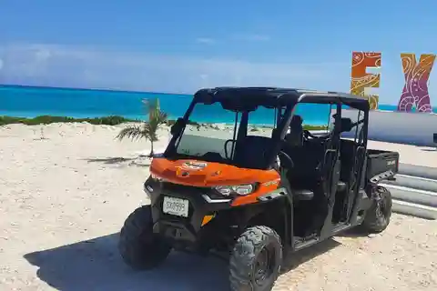 Exuma,Bahamas: 6-Seater Buggy Rental with Bluetooth speaker
