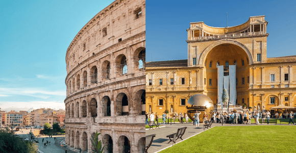 Rome in one day: Colosseum and Vatican Combo tour