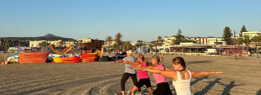 Jávea : cours de yoga privé sur la plage de L'Arenal