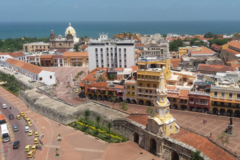 Cartagena: Excursão a pé particular com guia alemão ou italiano