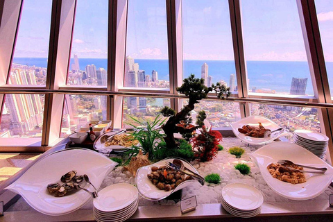 Colombo: Lotus Tower 360° Revolving Buffet & Tuk-Tuk Safari Meet at Lotus Tower Entrance: Restaurant Lunch/Dinner Buffet