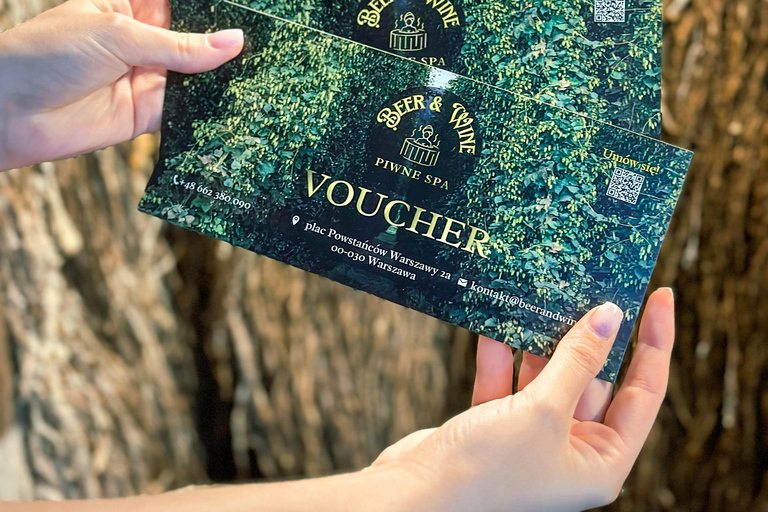 Warsaw: Beer Bath Experience (Sauna, Bath & Degustation)