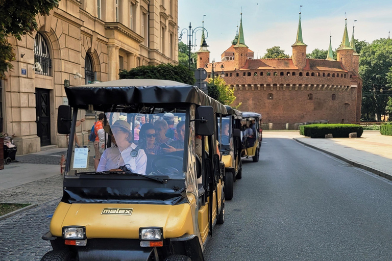 Krakow: City Sightseeing Tour by Electric Buggy Golf Cart Small group tour from the meeting point