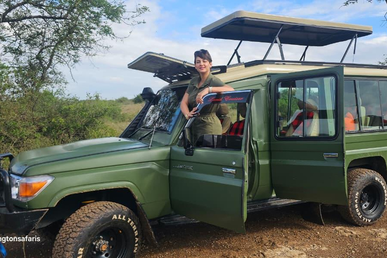 Nairobi National Park Half Day Guided Safaris in 4x4 Vehicle Private Half Day Guided Safaris in 4x4 Open roofed Van