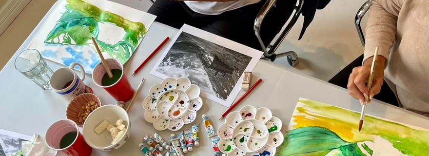 Bergen : peindre un paysage norvégien à l'aquarelle