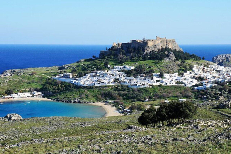 From Rhodes: Bus Tour to Lindos and the Seven Springs