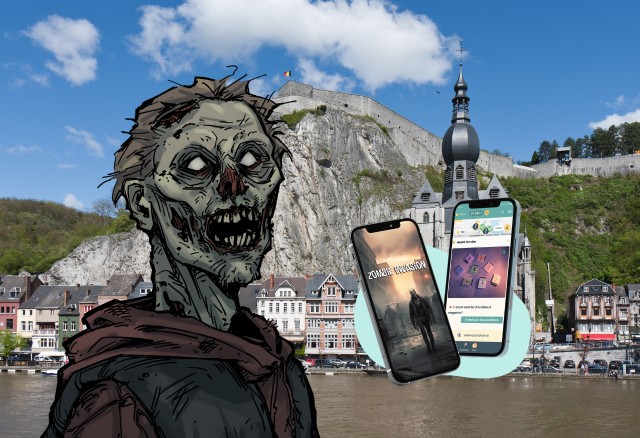Visit "Zombie Invasion" Dinant  outdoor escape game in Dinant