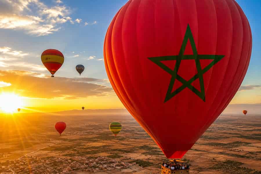 Marrakesch: Ballonfahrt mit Berberfrühstück & Zertifikat. Foto: GetYourGuide Marrakesch: Ballonfahrt mit Berberfrühstück & Zertifikat. Foto: GetYourGuide