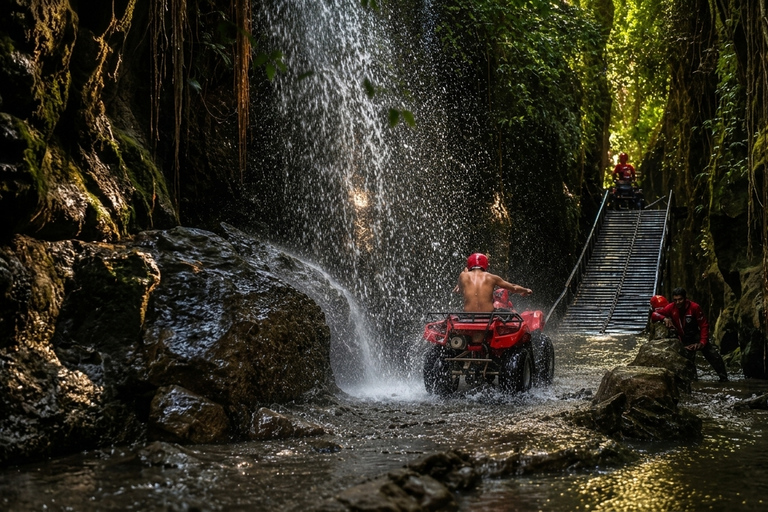 Ubud: Bali Barong ATV Quad Bike – Waterfalls & Flying Bridge Single ATV Quad Bike – Meeting Point