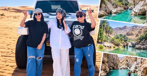 2 Days Oman Adventure Wadis, Coast & Wahiba Sand Desert