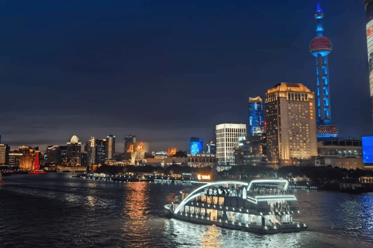 Shanghai: The Bund’s Iconic Views by Luxury Night Cruise Bund by Night + Pudong Skyline: Shanghai’s Most Iconic Views