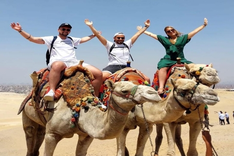 All-inclusive reispiramides, sfinx, kameelrijden en museumPrivérondleiding zonder toegangsprijzen