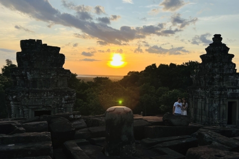 Erkunde Angkor Wat mit dem Fahrrad und bei Sonnenuntergang