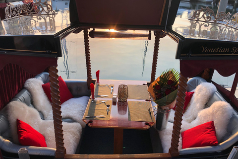 Gondola cruise for two with cheese and wine Private Gondola Cruise with cheese & wine