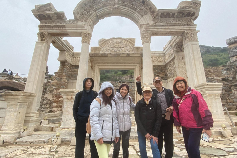 Visite privée d&#039;Éphèse et du temple d&#039;Artémis au départ du port de Kusadasi