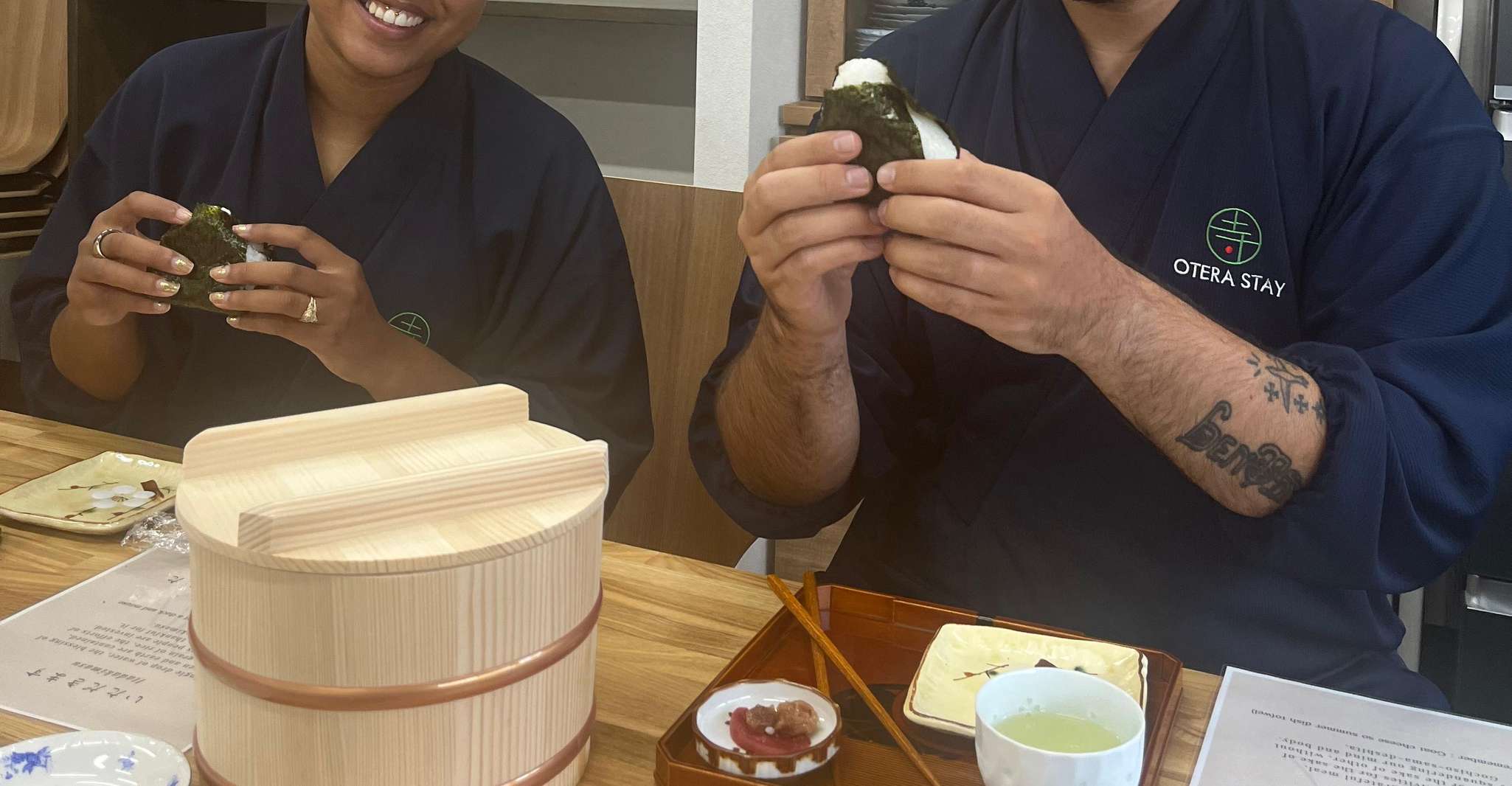 Takayama: Onigiri and miso soup making at a buddhist temple photo 16