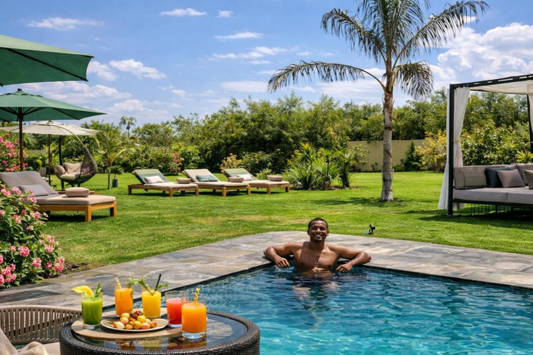 From Marrakesh: Pool Day Pass in Atlas Mountains with Lunch Refreshing Pool Escape: Enjoy Lunch and Easy Pickup