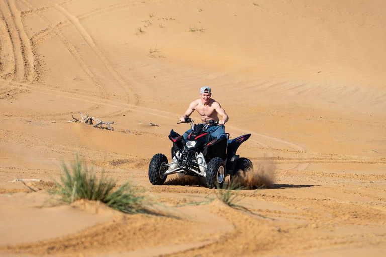 Au départ d'Agadir ou de Taghazout : Excursion dans les dunes en quad ATV et Safari à vélo