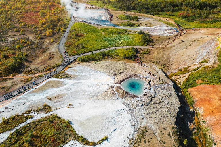 Reykjavik: Golden Circle & Waterfalls in Chinese冰岛黄金圈中文一日团 黄金圈一日游（含12号巴士站免费接送）