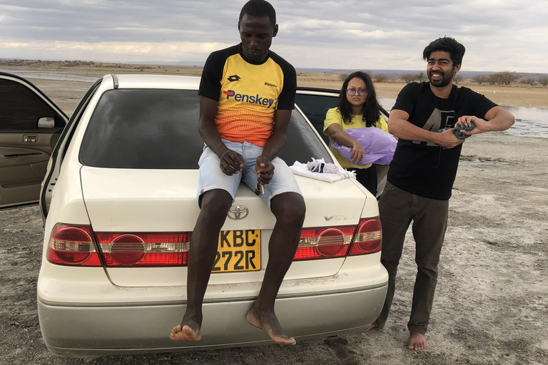 Nairobi: Viagem de 1 dia ao Lago Magadi com experiência de tiro ao alvo