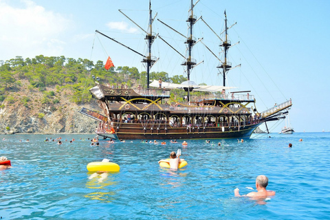 Oludeniz: Pirate Boat Tour with Lunch & Swim Stops Full-Day Pirate Boat Tour with Lunch