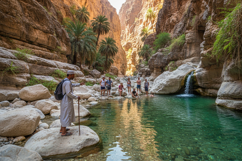 Evening Tour to Wadi Shab with Local Guide from Muscat