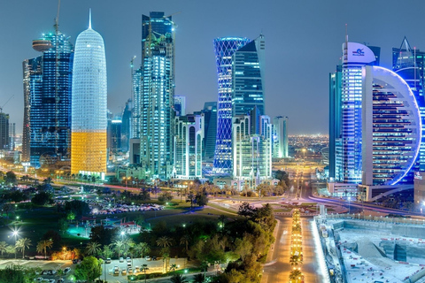 Visite nocturne de la ville de Doha avec transfert privé aéroport/hôtel