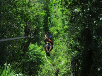 Puerto Morelos: Jungle ATV Adventure, Ziplines and Cenote