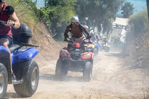 Agios Gordios: Passeio de quadriciclo pela costa oeste de Corfu com almoço grego