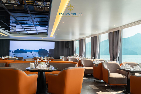 Ha Long & Lan Ha Bay Luxury Yacht: Dark Cave, Kayak, Sunset Private Car Transfer & Private Tour Guide & Shared Boat