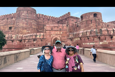 Taj Mahal Mausoleum Skip-the-Line Tour with Expert Guide From Delhi: Taj Mahal & Agra Fort Tour Car + Guide + Tickets