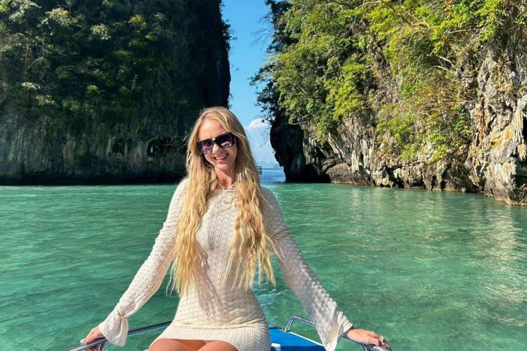 Phuket: Krabi Hong Island, Koh Yao Yai & Lunch by Speedboat Day Trip