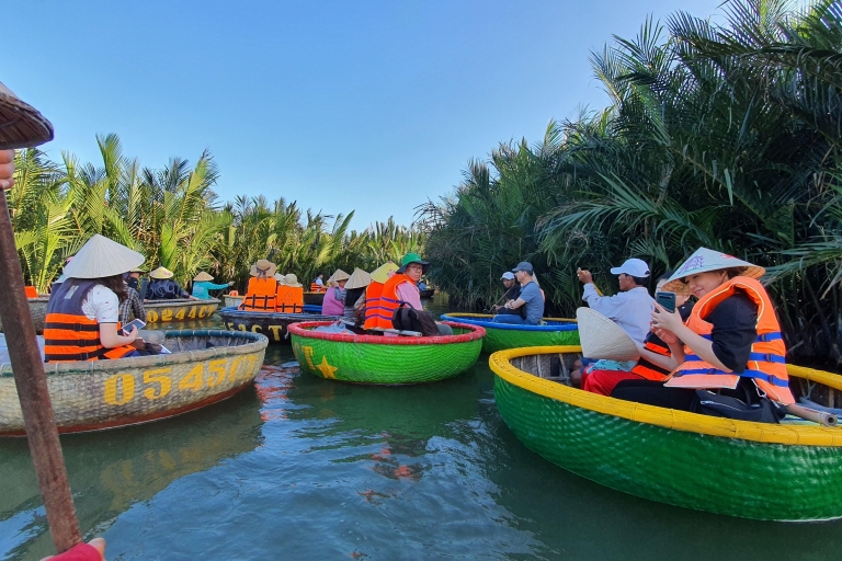 Da Nang: El pueblo de los cocos en barco cesto y el casco antiguo de Hoi An