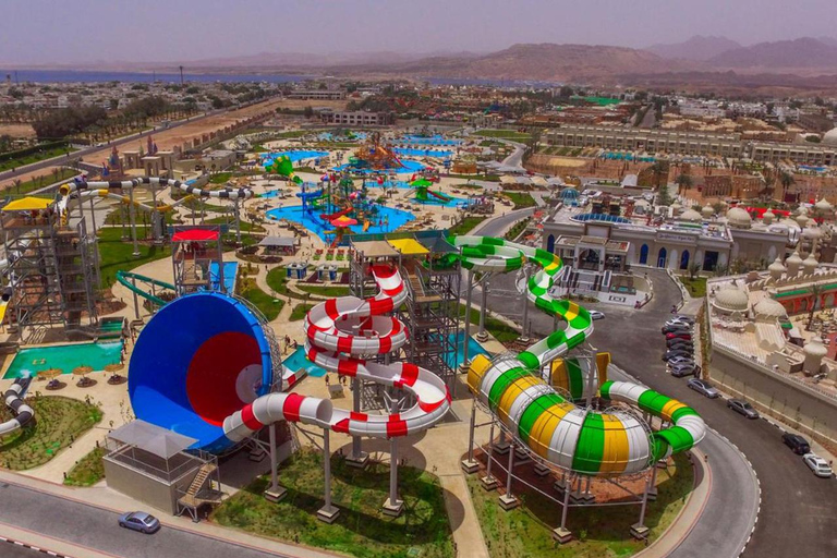 Sharm El-Sheikh: Albatros Aqua Park med lunch och transferBiljett till Aqua Park med transfer och all inclusive-mat och dryck