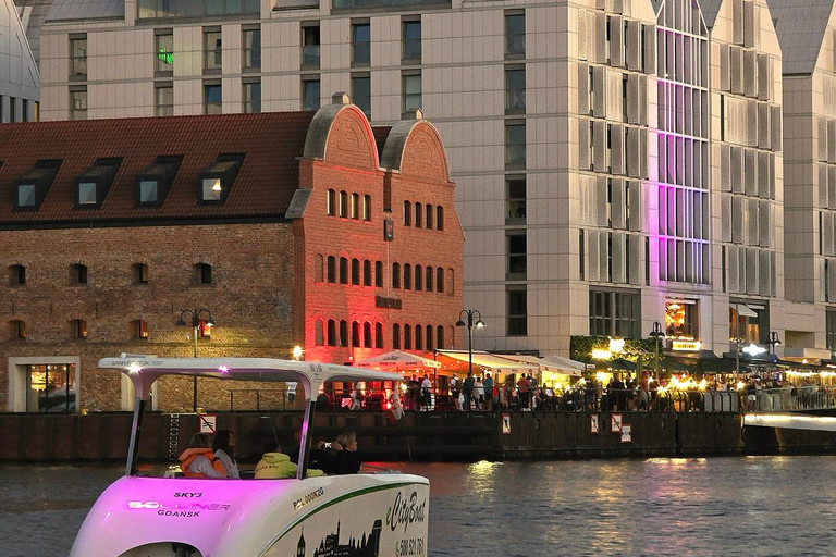Gdańsk: Eko Rejs po Motławie o zachodzie słońca z Prosecco