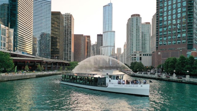 Visit Chicago Gourmet Brunch, Lunch, or Dinner River Cruise in Chicago, Illinois