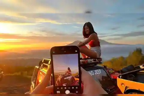 Bali : Mont Batur Jeep Sunrise avec option source thermale