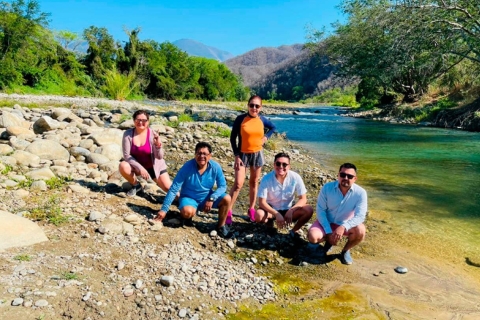 Depuis Huatulco : Excursion en VTT dans la jungle et sur la rivière