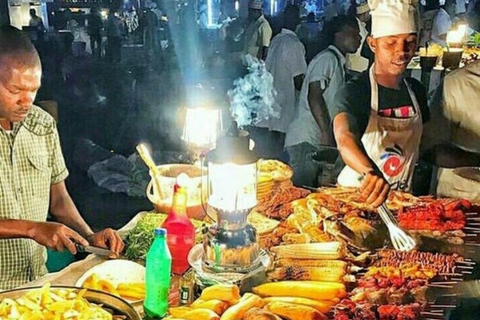 Zanzíbar: Visita nocturna al mercado de comida de Stone Town