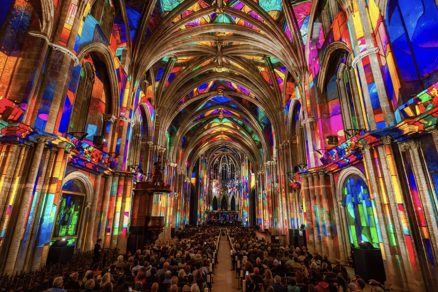 Barcelona Basilica: Immersive Light and Sound Show - LUMINISCENCE