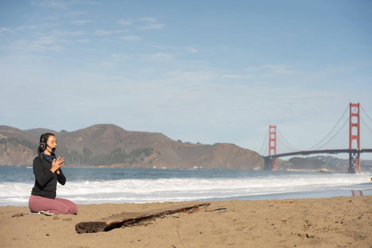 San Francisco: Silent Disco Yoga at Baker BeachPrivate Group Yoga