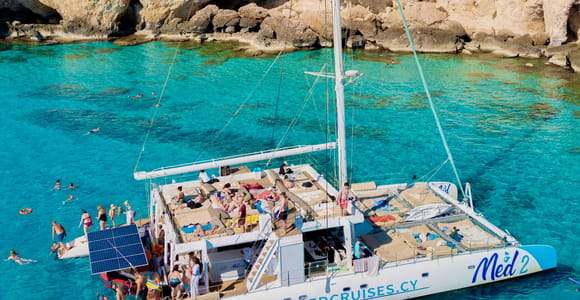 Ayia Napa/Protaras: Morning Catamaran with Open Bar & Buffet
