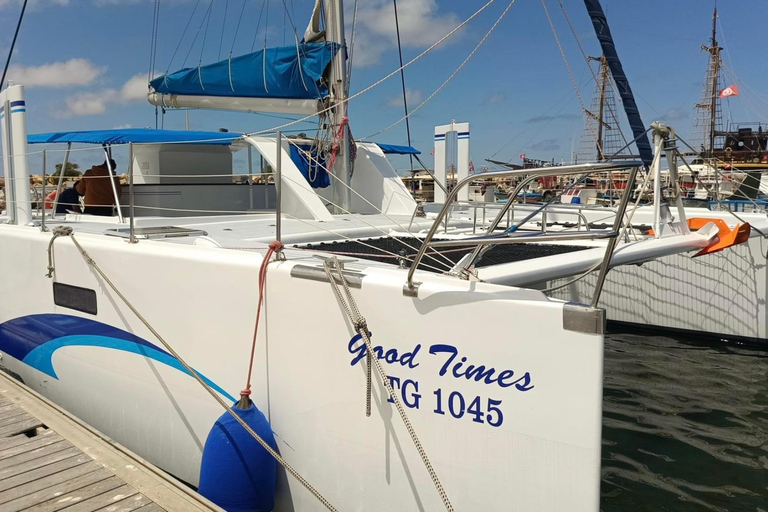 Djerba Catamaran: Turquoise Escape & Swim with Transfers
